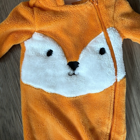 Cozy Fox Hooded Bunting Suit, George brand 3-6M - Picture 3 of 3